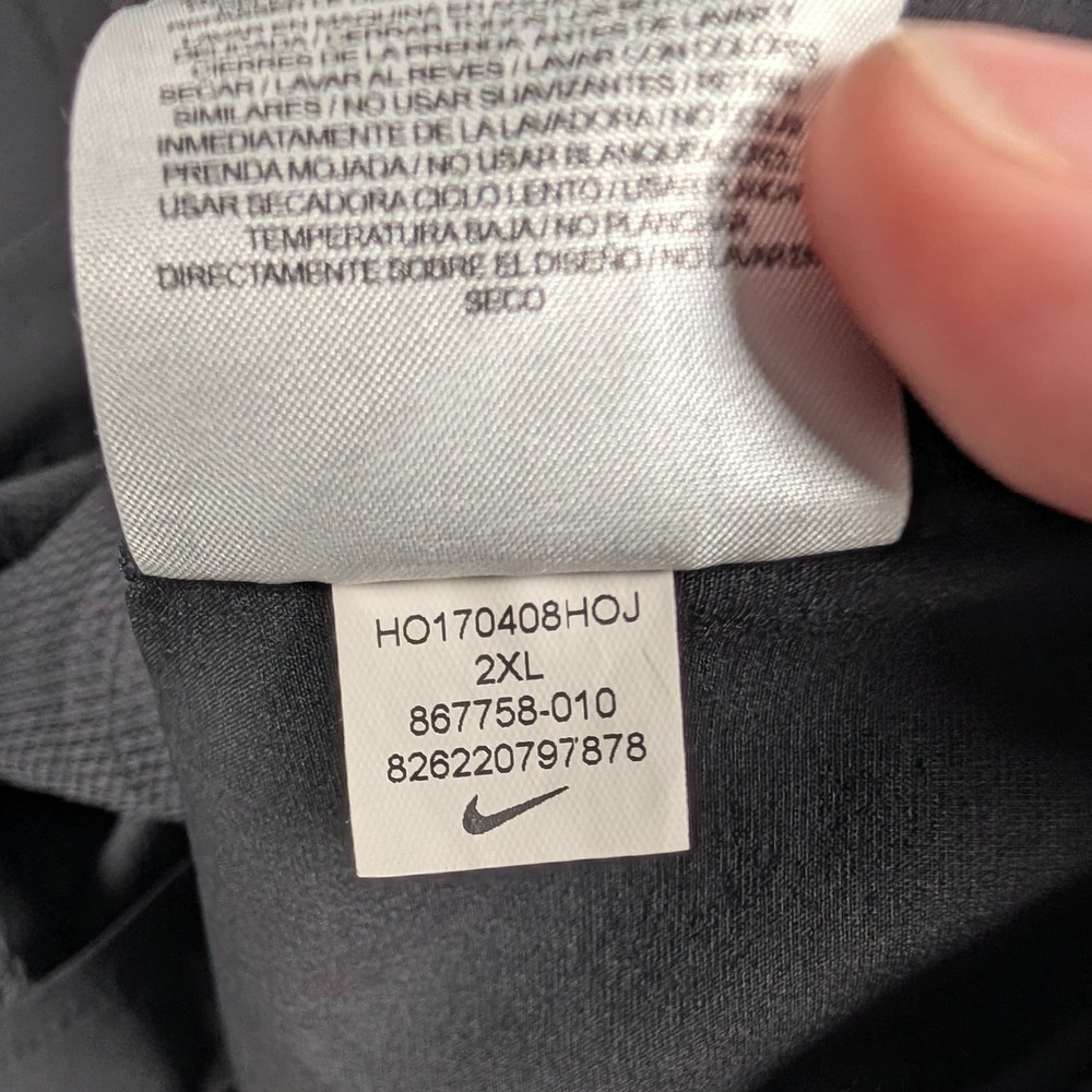 Jacksonville Jaguars Jacket Mens 2XL Black NFL Football Nike Warm Up Team Issue - Picture 10 of 14